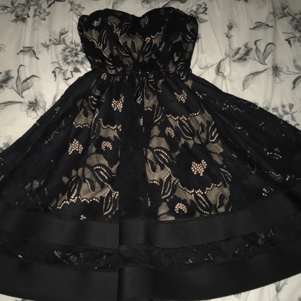 Formal Black Lace Dress